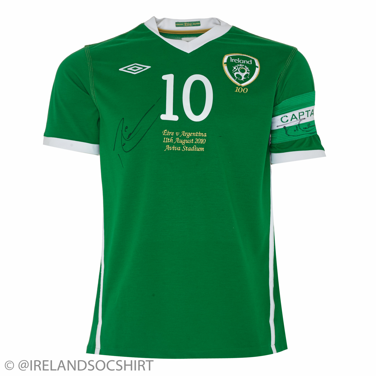 ireland soccer shirt